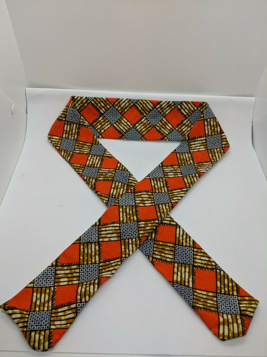 Hand made African print Cotton Wax Head Band Hair Wrap Scarf - dorelen hand-made-african-print-cotton-wax-head-band-hair-wrap-scarf-2,